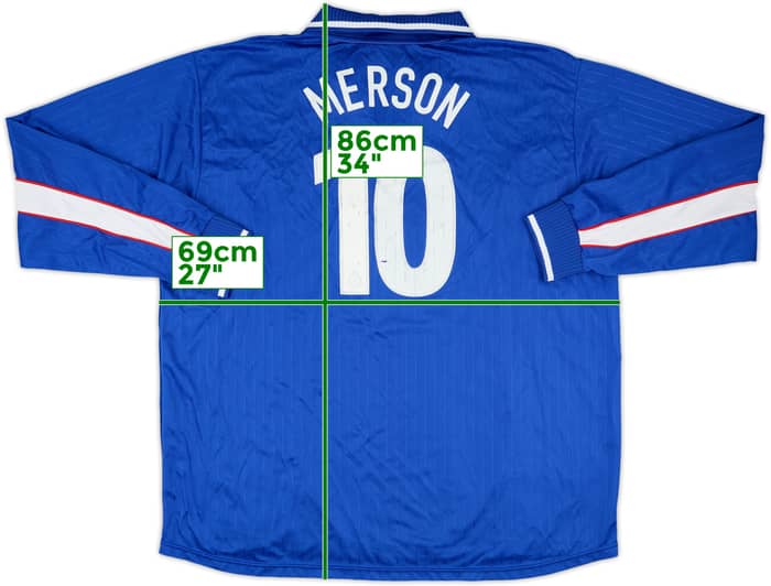 2002-03 Portsmouth Home L/S Shirt Merson #10 - 7/10 - (3XL)