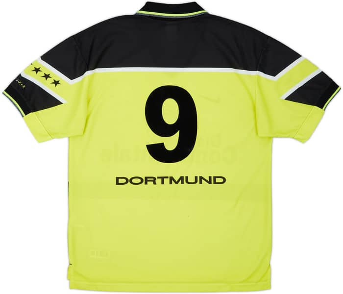 1997-98 Borussia Dortmund Home Shirt #9 - 8/10 - (L)