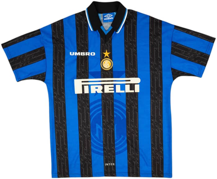 1997-98 Inter Milan Home Shirt Simeone #14 - 9/10 - (L)
