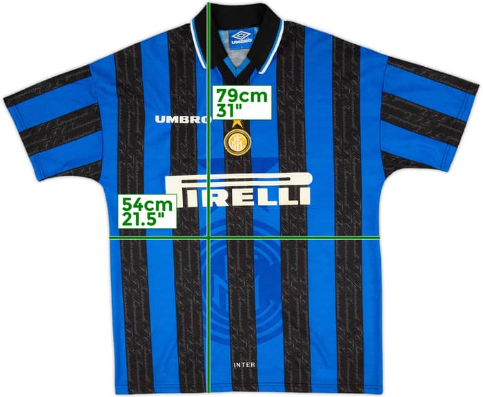 1997-98 Inter Milan Home Shirt Simeone #14 - 9/10 - (L)
