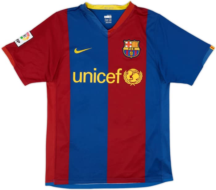 2006-07 Barcelona Home Shirt Messi #19 - 6/10 - (S)