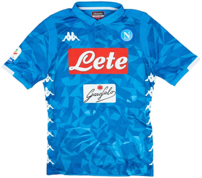 2018-19 Napoli Home Shirt R.Albiol #33 - 7/10 - (M)
