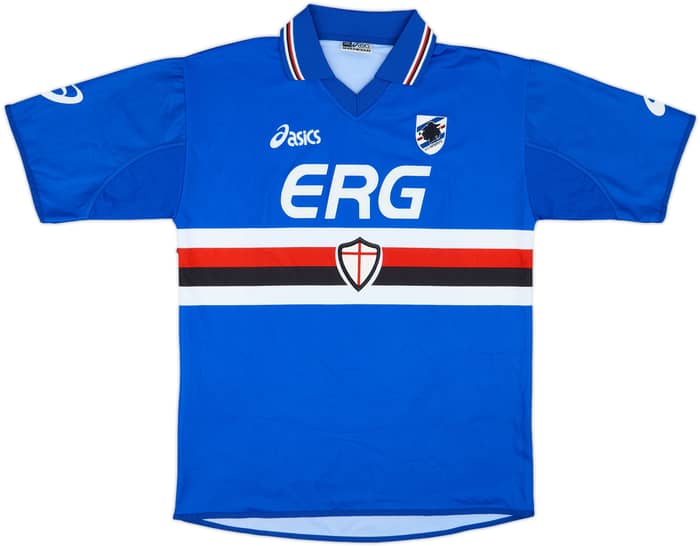 2003-04 Sampdoria Home Shirt Bazzani #9 - 8/10 - (XL)