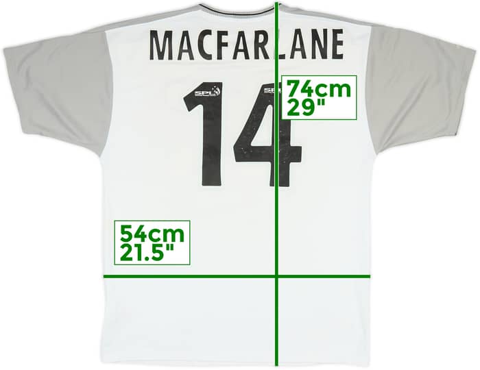 2003-04 Hearts Away Shirt Mac Farlane #14 - 6/10 - (M)