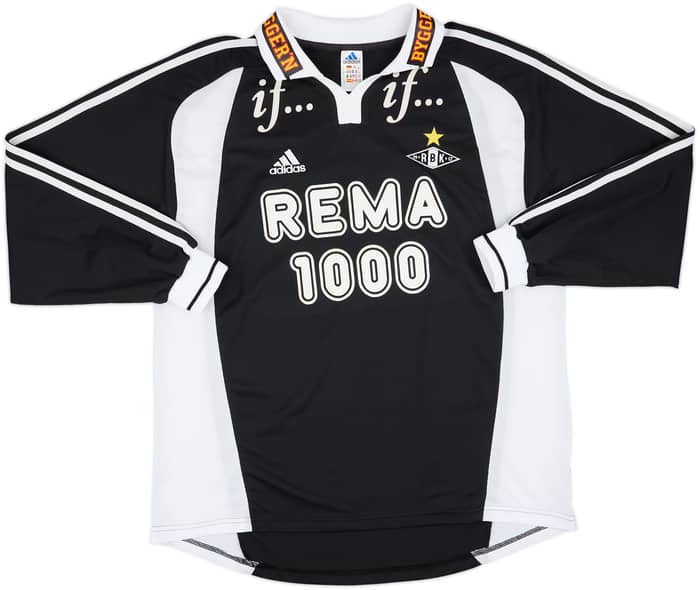 2001-02 Rosenborg Match Issue Signed Away L/S Shirt #16 (Steinsland)