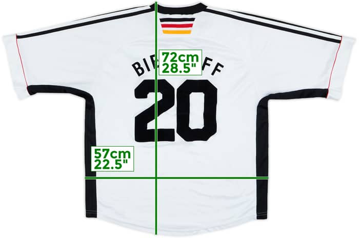 1998-00 Germany Home Shirt Bierhoff #20 - 8/10 - (L)