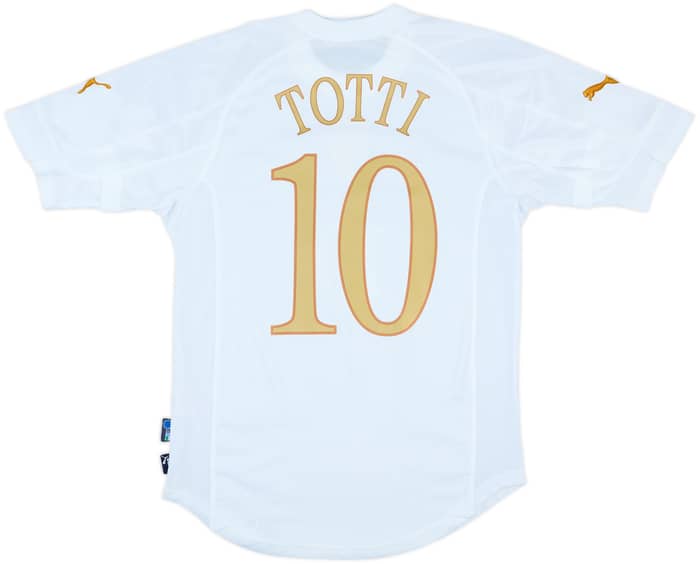 2004-06 Italy Away Shirt Totti #10 - 6/10 - (S)