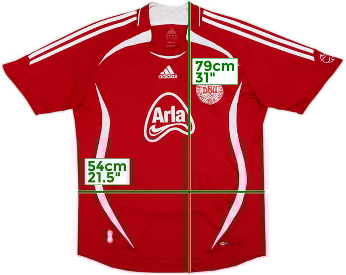 2006-08 Denmark Home/Training Shirt - 5/10 - (L)