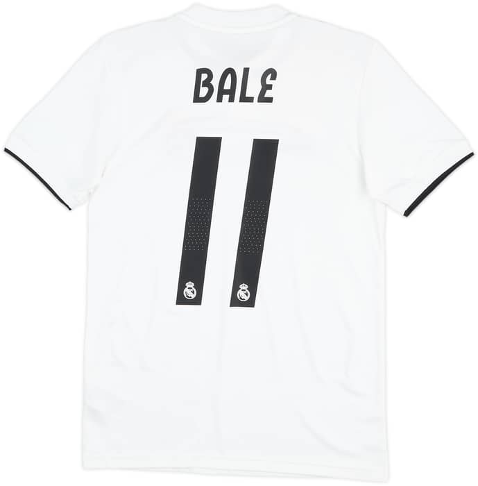 2018-19 Real Madrid Home Shirt Bale #11 - 10/10 - (XS)