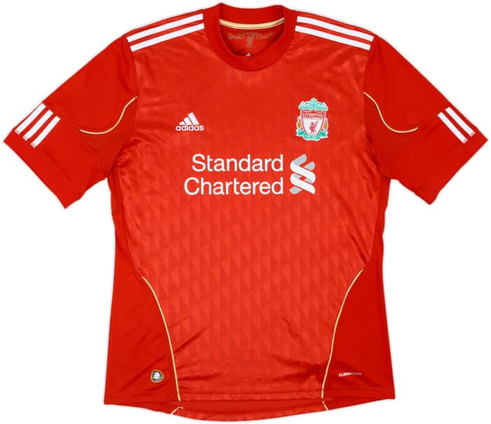 2010-12 Liverpool Home Shirt Gerrard #8 - 6/10 - (L)