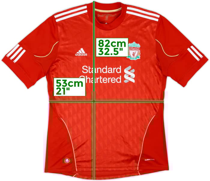 2010-12 Liverpool Home Shirt Gerrard #8 - 6/10 - (L)