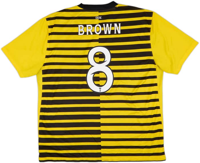 2011-12 Celtic Third Shirt Brown #8 - 7/10 - (XL)