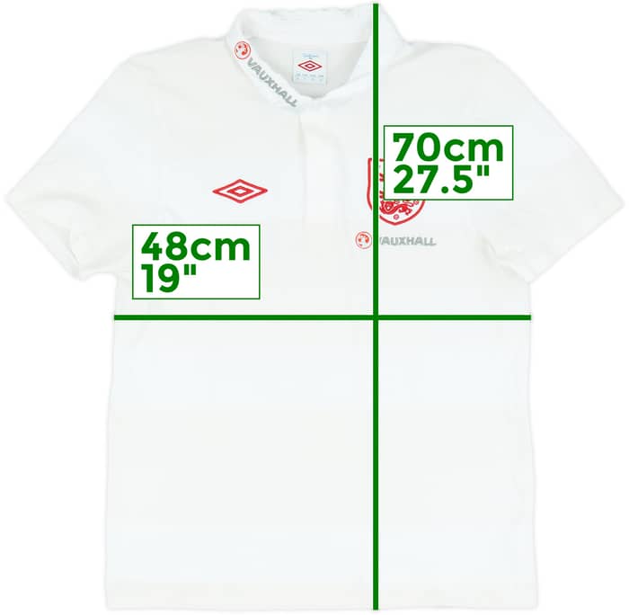 2012-13 England Umbro Polo Shirt - 6/10 - (L)