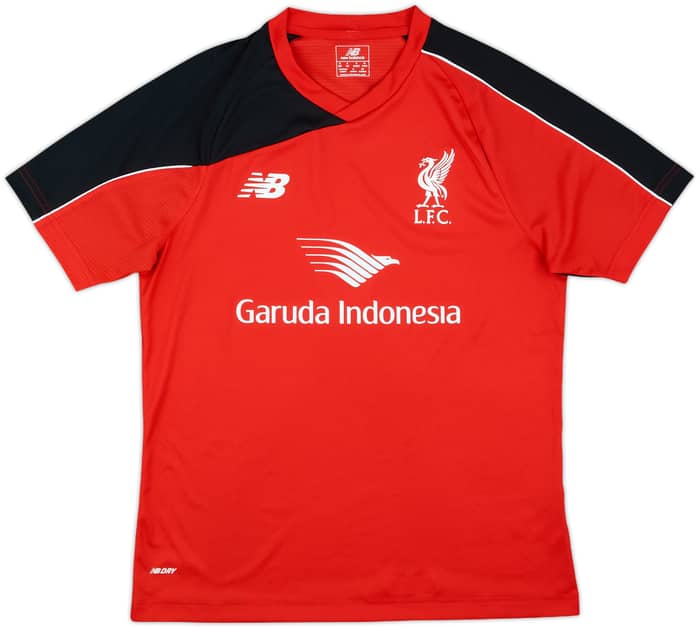2015-16 Liverpool New Balance Training Shirt - 8/10 - (S)