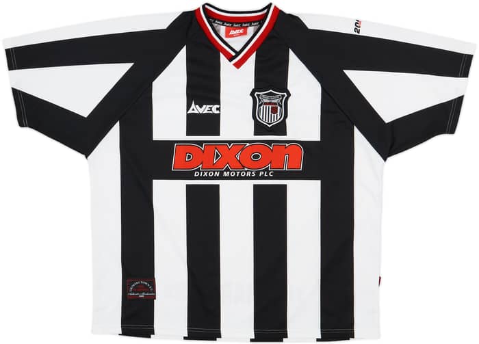 1999-00 Grimsby Town Home Shirt - 8/10 - (L)