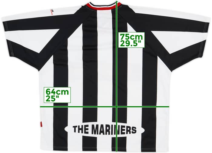 1999-00 Grimsby Town Home Shirt - 8/10 - (L)