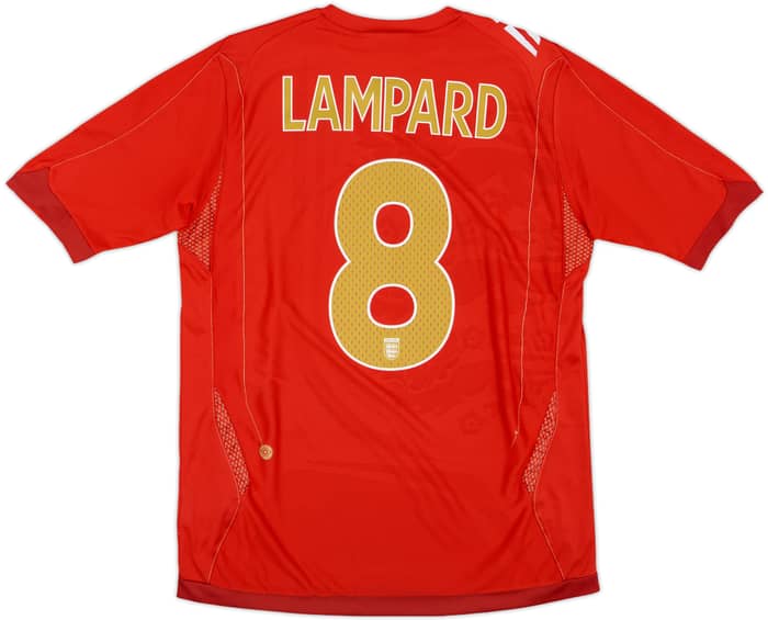 2006-08 England Away Shirt Lampard #8 - 6/10 - (M)
