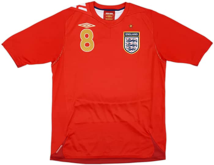 2006-08 England Away Shirt Lampard #8 - 6/10 - (M)