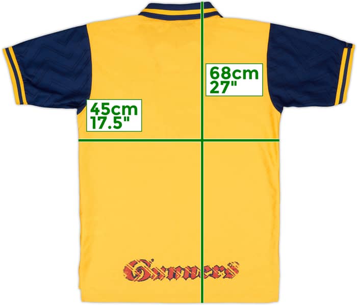 1996-97 Arsenal Away Shirt - 6/10 - (L.Boys)
