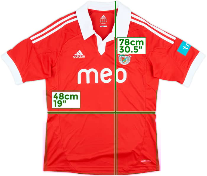 2012-13 Benfica Home Shirt Aimar #10 - 10/10 - (M)