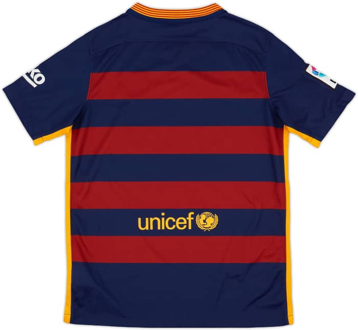2015-16 Barcelona Home Shirt - 8/10 - (L.Boys)