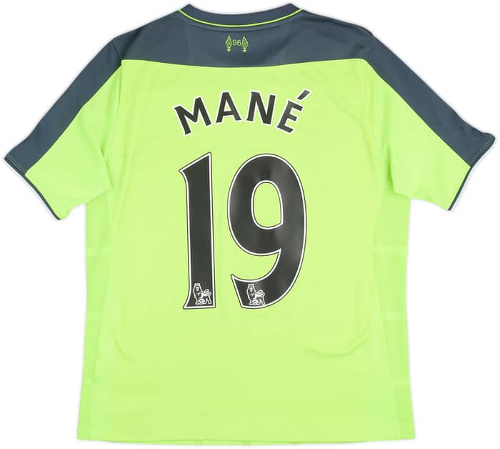 2016-17 Liverpool Third Shirt Mane #19 - 7/10 - (15-16 Years)