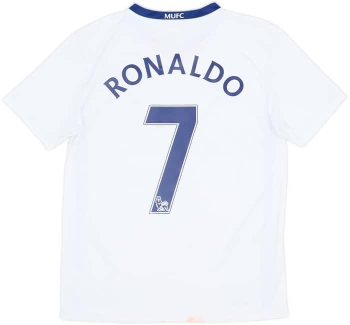 2008-10 Manchester United Away Shirt Ronaldo #7 - 6/10 - (XL.Boys)