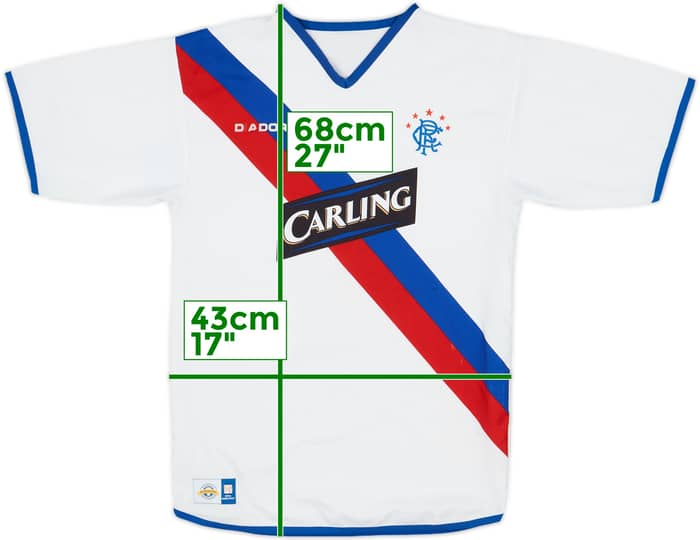 2004-05 Rangers Away Shirt Prso #9 - 5/10 - (XL.Boys)