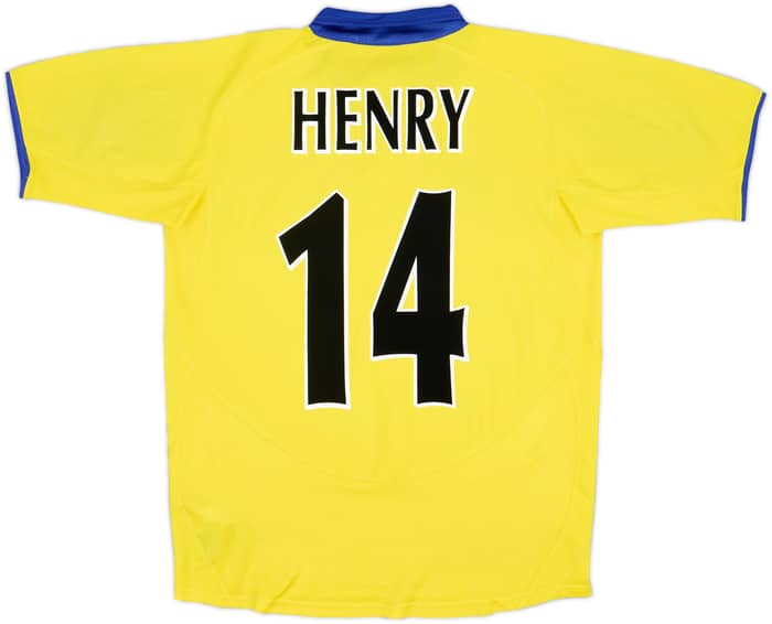 2003-05 Arsenal Away Shirt Henry #14 - 8/10 - (XL.Boys)