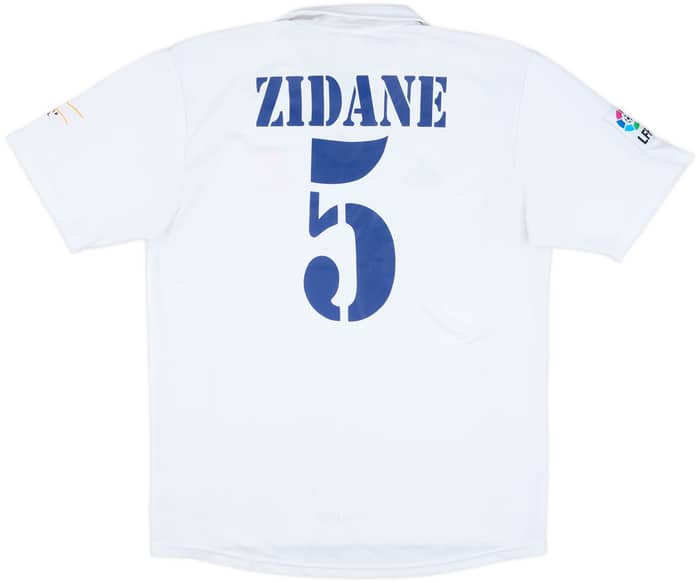 2001 Real Madrid Home Shirt Zidane #5 - 7/10 - (M)