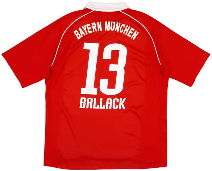 2005-06 Bayern Munich Home Shirt Ballack #13 - 8/10 - (XL)