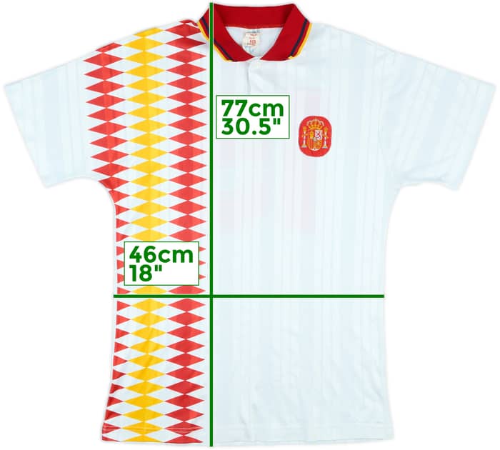 1994-96 Spain Away Shirt #15 - 6/10 - (M)