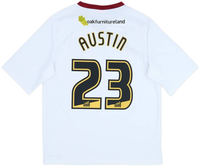 Camiseta de visitante de Burnley 2013-14 Austin #23 - 6/10 - (L)