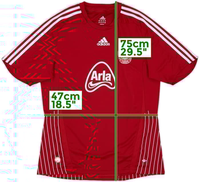 2007-10 Denmark Home/Training Shirt - 8/10 - (M)