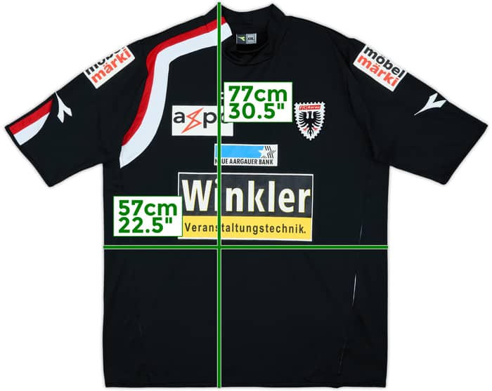 2008-09 Aarau Away Shirt - 8/10 - (XXL)