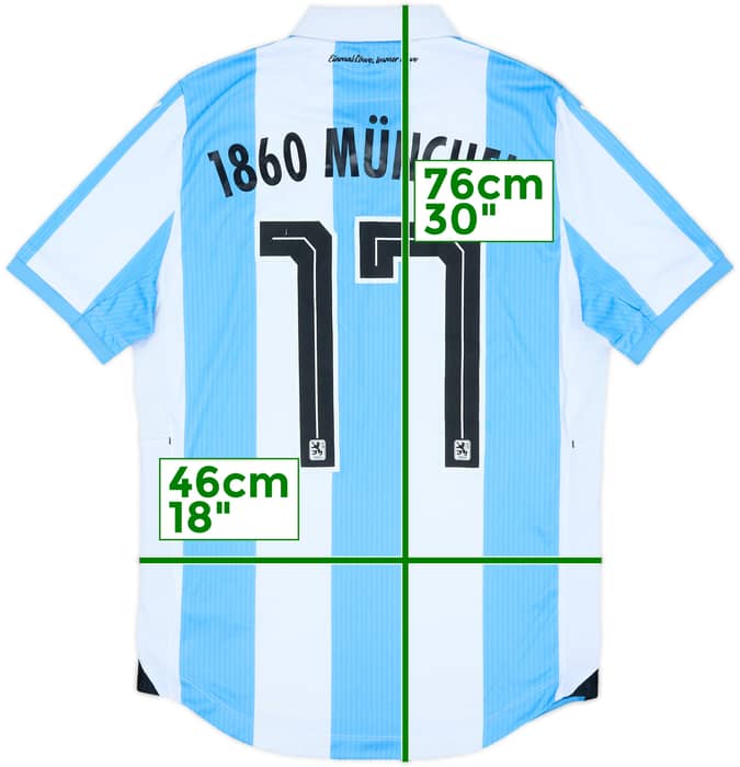 2016-17 1860 Munich Home Shirt #17 - 6/10 - (M)
