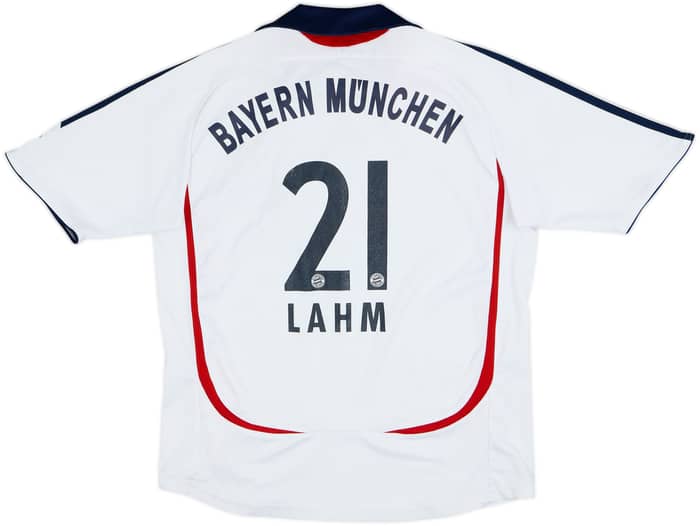 2006-07 Bayern Munich Away Shirt Lahm #21 - 6/10 - (L.Boys)