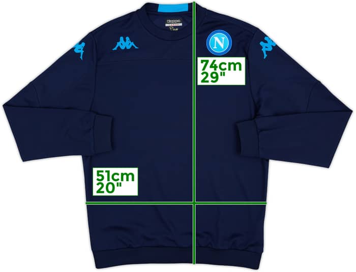 2015-16 Napoli Kappa Sweat Top - 9/10 - (L)