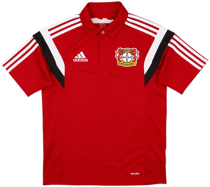 2014-15 Bayer Leverkusen adidas Polo Shirt - 9/10 - (S)