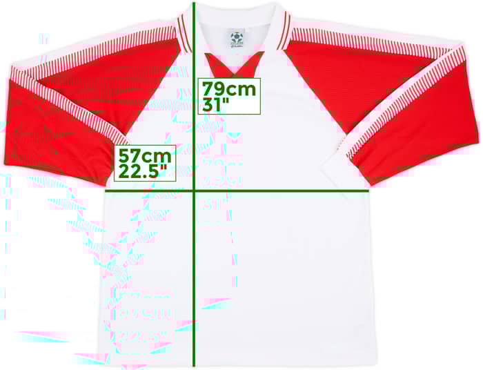 1990s Lotto Template L/S Shirt #10 - 9/10 - (XL)