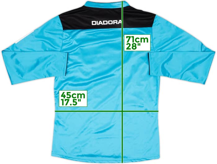 2014-15 Italy Diadora Referee L/S Shirt - 9/10 - (S)