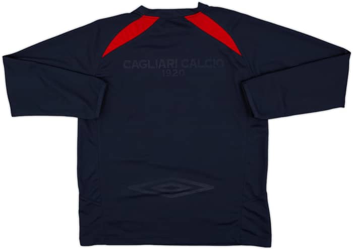 2007-08 Cagliari Umbro Training L/S Shirt - 4/10 - (M)