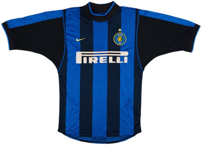 2000-01 Inter Milan Home Shirt Ronaldo #9 - 7/10 - (S)