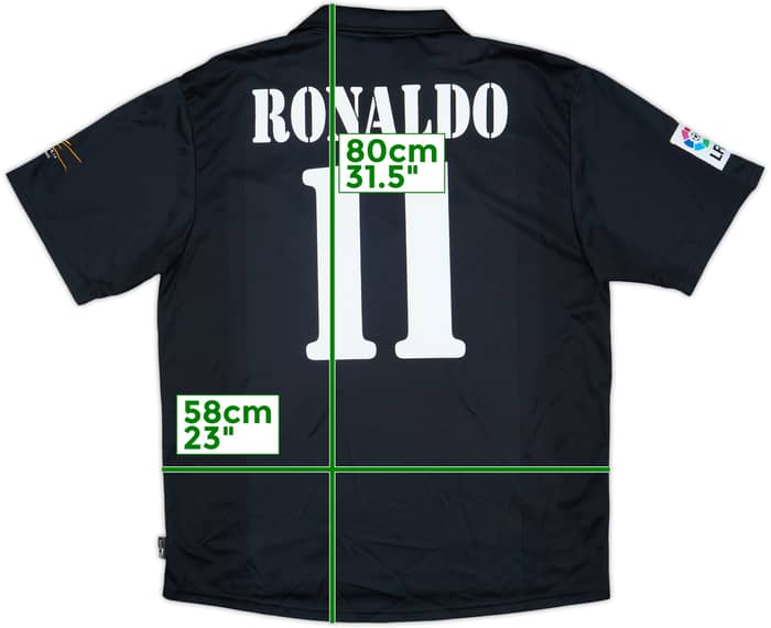 2002-03 Real Madrid Centenary Away Shirt Ronaldo #11 - 7/10 - (L)