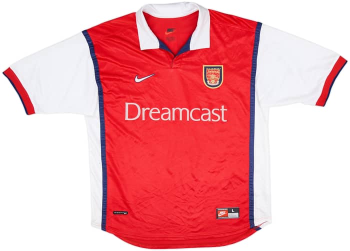 1999-00 Arsenal Home Shirt Henry #14 - 8/10 - (L)