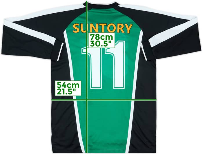 1998 Tokyo Verdy Match Issue Home L/S Shirt #11