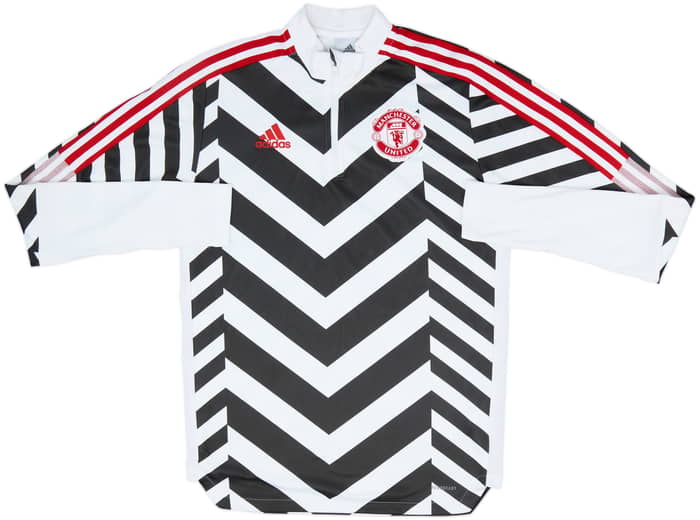 2020-21 Manchester United adidas 1/4 Zip Tracksuit - 9/10 - (M)
