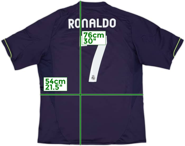 2012-13 Real Madrid Away Shirt Ronaldo #7 - 6/10 - (XL)
