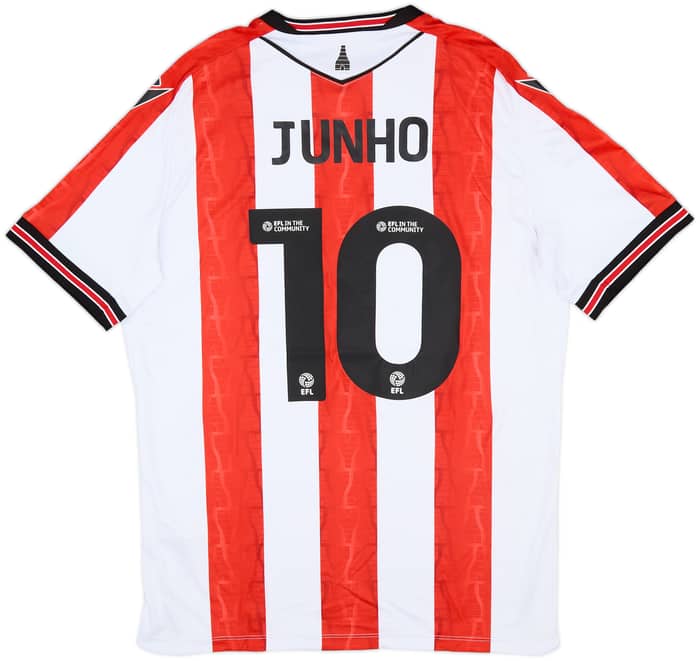 2024-25 Stoke City Home Shirt Junho #10 - 7/10 - (L)