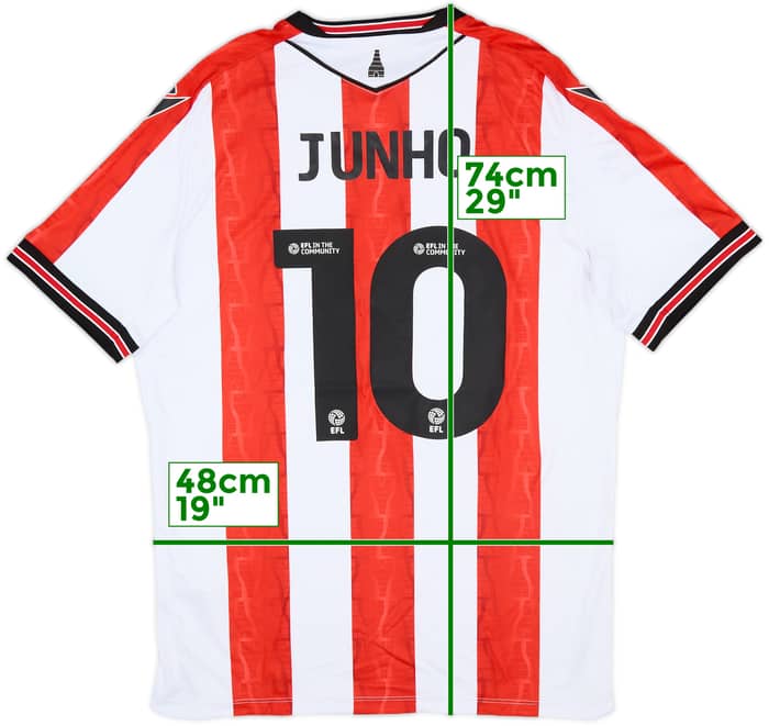 2024-25 Stoke City Home Shirt Junho #10 - 7/10 - (L)